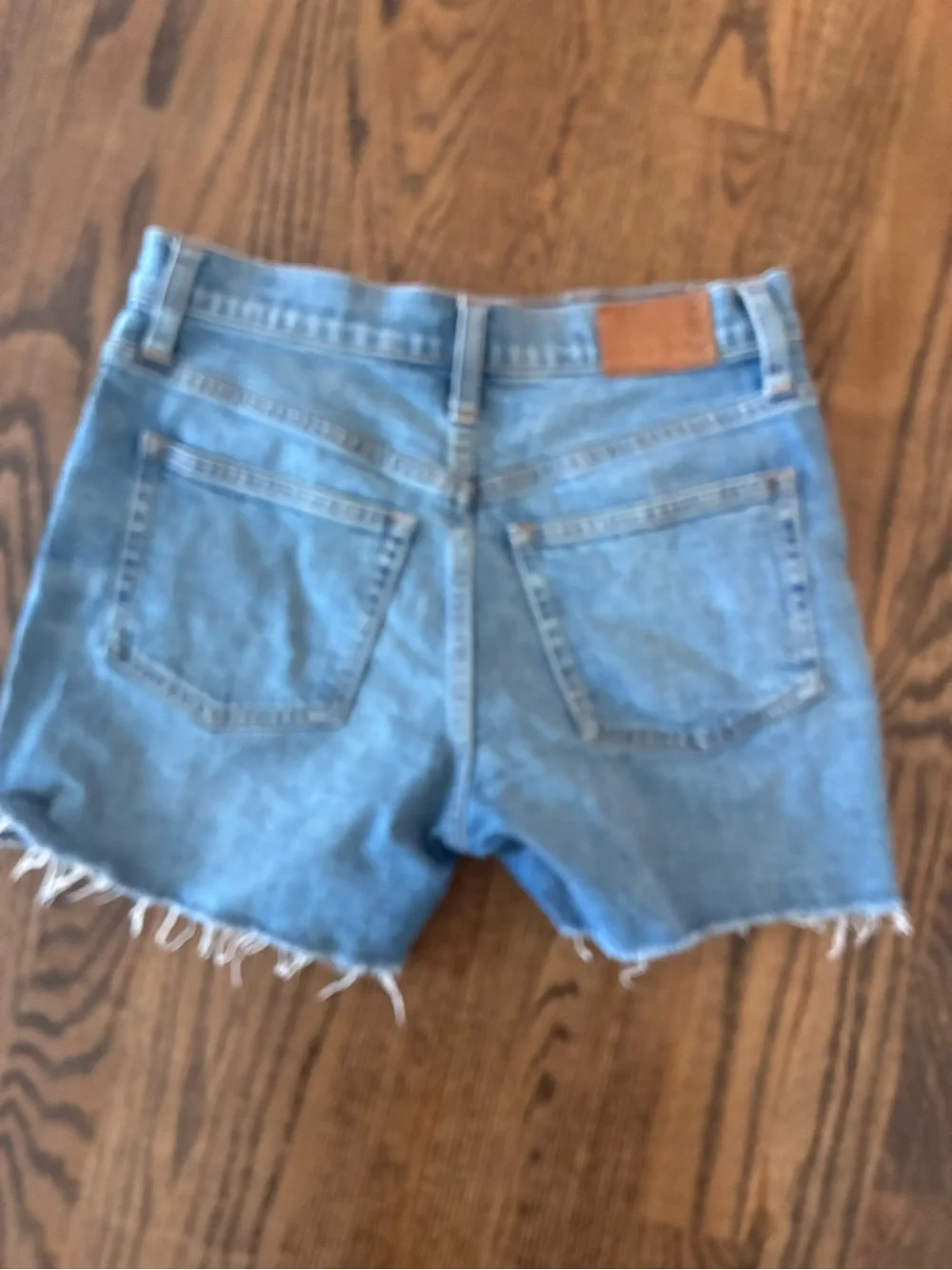 J. Crew Light Blue Distressed Denim Cutoff Shorts